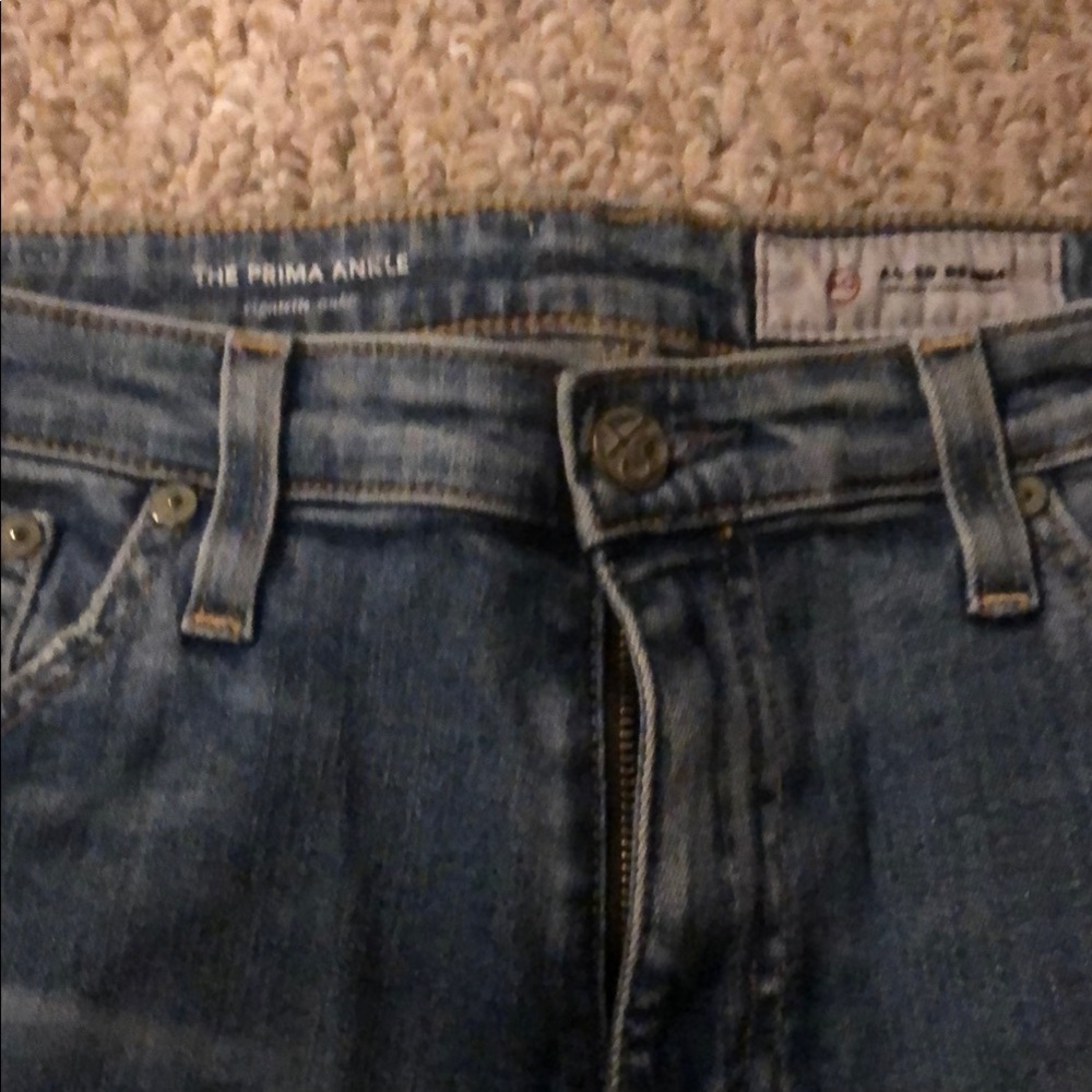 AG Adriano Goldschmied The Prima Ankle Blue Jeans